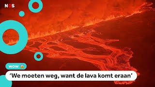 Vulkaan IJsland barst voor de vierde keer in korte tijd uit [upl. by Silva]