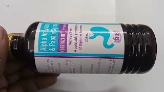 Bestozyme syrup  Alpha Amylase amp Papain syrup uses  Bestozyme syrup uses Side effects Dose Hindi [upl. by Llennyl]