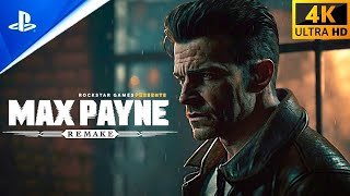 Max Payne 1 Remake Official Gameplay PS5 4K [upl. by Neelrahs536]