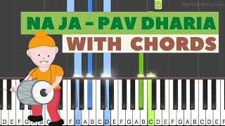 Na Ja Mitran To Door  Piano Tutorial of Pav Dharis Punjabi Song  with Chords and Melody [upl. by Aschim]