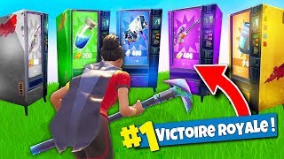 FAIRE un TOP 1 avec des DISTRIBUTEURS SEULEMENT  Défi Fortnite Battle Royale [upl. by Accemahs]