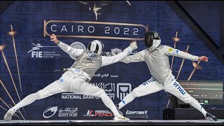 Cairo 2022 Team Mens Foil Fencing World Championships Finals Highlights [upl. by Yesnek767]