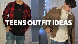 10 Casual Outfit Ideas For Young Guys  Teen Style Oufits [upl. by Inessa284]