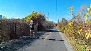 Autumn Foliage Bike Ride on the WampOD Bike Trail Reston Virginia [upl. by Victoir]