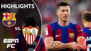 FINAL MATCH 🔥 Barcelona vs Sevilla  LALIGA Highlights  ESPN FC [upl. by Eeneg661]