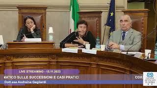 CORSO SISTEMATICO SULLE SUCCESSIONI E CASI PRATICI  15112023 [upl. by Harness]