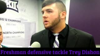 KState Football Interview Trey Dishon 96 [upl. by Opiuuk]