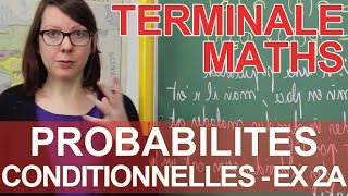 Probabilités conditionnelles  Exercice 2A  Maths terminale  Les Bons Profs [upl. by Cline]