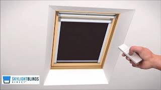 Solar Powered Motorised Skylight Blind [upl. by Kaia]