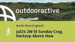 hike in North West England Jul24 2W St Sunday Crag Hartsop Above How [upl. by Llekcor]