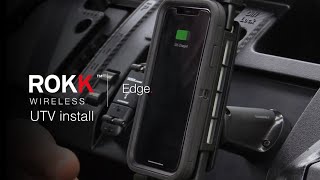 UTV  Off Road Wireless Charging Phone Mount  Scanstrut ROKK Wireless  Edge [upl. by Jem]