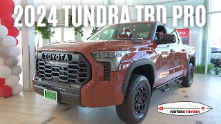 NEW COLOR Toyota Tundra TRD PRO 2024  full walkthrough [upl. by Ahsets]