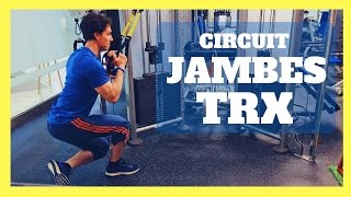 3 Exercices de Jambes aux Sangles à Suspension  Série TRX [upl. by Arotak]