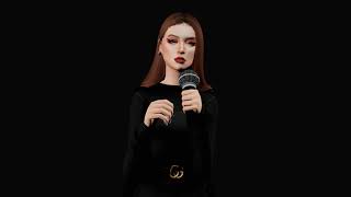 the sims Billie Eilish singing animation  Valenttina Muniz [upl. by Leveridge]