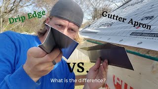 Gutter apron and drip edge are not created equal Know the difference and where to use them [upl. by Farrel]