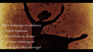 Umuhungu wumusirimu lyrics  Orchestre Nyampinga Rwanda [upl. by Dnomaid]