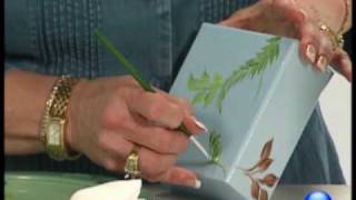 One Stroke Painting Project with Donna Dewberry  Keepsake Box [upl. by Emyaj]