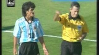 Holanda 2 Argentina 1 Mundial Francia 1998 Resumen Completo [upl. by Tucker]