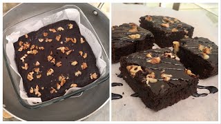 The Fudgiest Eggless Chocolate Brownie in Kadai  No Oven No Egg  Easy Brownie Recipe Without Oven [upl. by Oidiple]