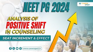 NEET PG 2024  ANALAYSIS OF VE SHIFT IN 2024 COUNSELLING ANALYSIS ON SEAT INCREMENT amp EFFECT [upl. by Johnny712]