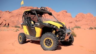 2013 CanAm Maverick 1000R X rs Review [upl. by Atinrehs]