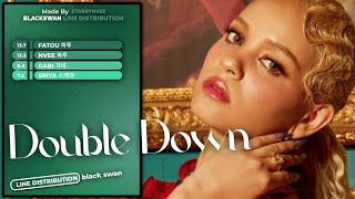 BLACKSWAN Double Down Line Distribution  starrynvee [upl. by Nnagem]