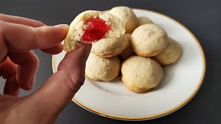 Cherry Bomb Cookies Recipe  Who Doesnt Love a Secret Surprise [upl. by Aldos]