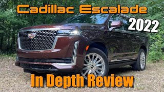 2022 Cadillac Escalade Premium Luxury Start Up Test Drive amp In Depth Review [upl. by Polik]