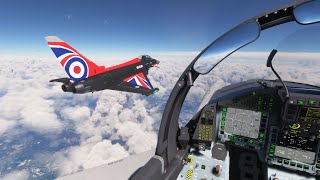 TYPHOONS DO LAKE WINDERMERE IN CLOSE FORMATION  MSFS 2020 [upl. by Abba]