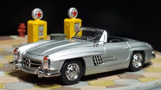 164 Mercedes Benz 300SL roadster by GFCC diecast [upl. by Margret716]