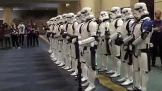 501st Canadian Garrison  Stormtrooper march  Fan Expo 2013 [upl. by Hartnett]