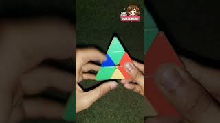 Pyraminx cube magic trick 7 shorts subscribe trending [upl. by Naginarb]