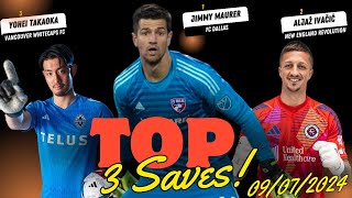 TOP 3 SAVES – JIMMY MAURER ALJAZ IVACIC AND YOHEI TAKAOKA September 7 2024 [upl. by Gray]