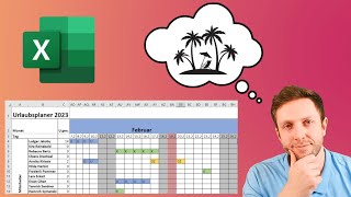 So erstellst du einen URLAUBSPLANER in Excel [upl. by Wrdna452]