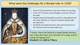 AQA GCSE History Revision  Elizabethan England 15681603 How Elizabeth I controlled her people [upl. by Nwadrebma]