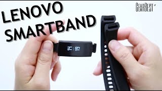 Best Gadget to Keep Fit and Healthy Lenovo HX06 Smartband  GearBest [upl. by Elleuqram764]