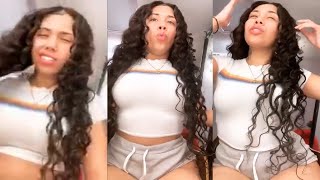 Sara Molina 6ix9ine Baby Mama On Instagram Live 😍  Dec 30th 2019 [upl. by Azeel]