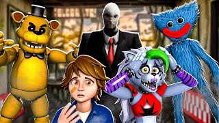 Playing EVERY SCARY GAME FNAF GRANNY DOORS RAINBOW FRIENDS POPPY PLAYTIME [upl. by Aitas937]