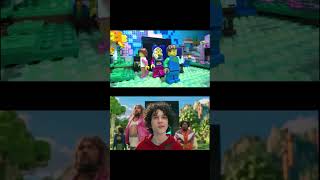 A LEGO MINECRAFT MOVIE TRAILER COMPARISON PART 1 [upl. by Dnaletak714]