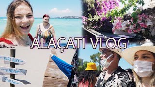 ÇEŞME ALAÇATI TATİLİMİZ♥️  Ilıca plajına gittik günübirlik tatil çanta hazırlığı [upl. by Selegna997]