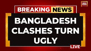 Bangladesh Clashes LIVE Clashes In Bangladesh Turn Ugly Nearly 100 Dead  Bangladesh LIVE News [upl. by Nodnarbal256]