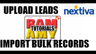 Upload leads on Nextiva and assign by owner  more than a hundred bulk edit and Import [upl. by Nerrol]