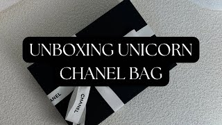 UNBOXING MY CHANEL UNICORN PIECE  GIRLGONELUX [upl. by Hgielyak]