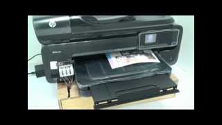 HP Officejet 7500A高容量連續供墨套件列印實錄 [upl. by Youlton]