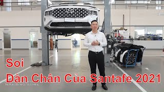 Sự Khách Biệt Ở Gầm Xe Santafe 2021 Mới amp Mẫu Cũ So Sánh Chân Santafe Xem Có Gì Hay [upl. by Higginson34]