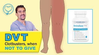 Pharmacology Animation DVT Deep Vein Thrombosis Clot Busters TPA vs Streptokinase NCLEX RN rev [upl. by Hoppe585]