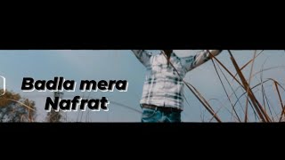 Badla Mera Nafrat  Official Music Video  Rap Song  Rapper AkR [upl. by Valentia]