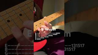 E PHRYGIAN 3RD POSITION OF C MAJOR SCALE guitar bluesmusic guitarist guitarguitar shorts [upl. by Neerom]