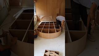 Round book self making process woodworking carpentry shortvideo [upl. by Milli]