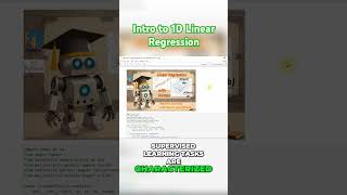 Mastering 1D Linear Regression  A Beginners Guide ai ml linearregression [upl. by Hadik]